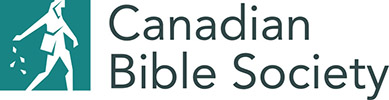 Canadian Bible Society Logo with a lady